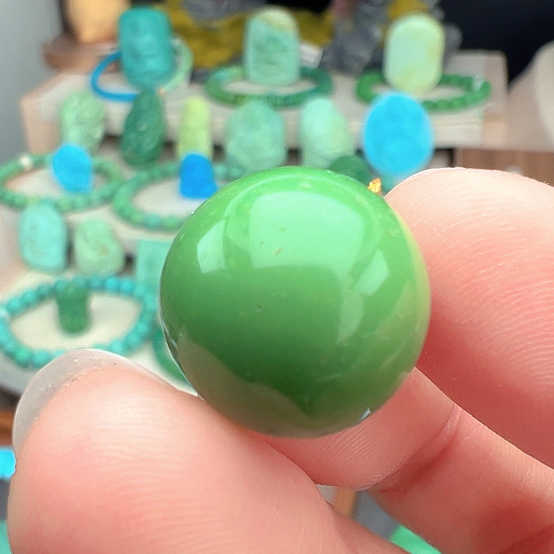 绿松石未镶嵌主播万珍