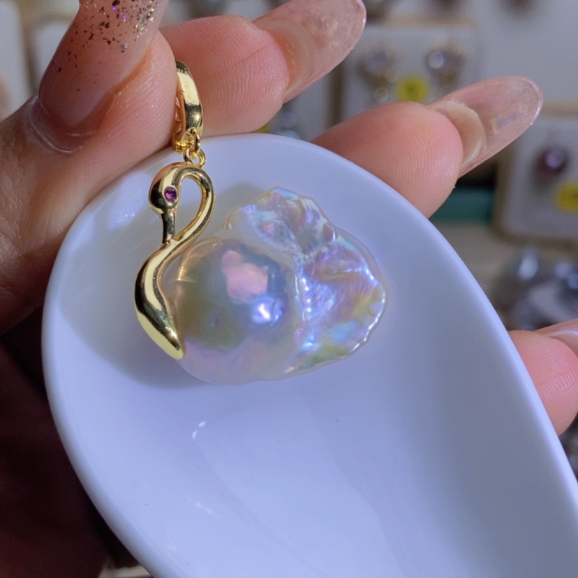 【闪购商品】淡水珍珠天然淡水珍珠合金