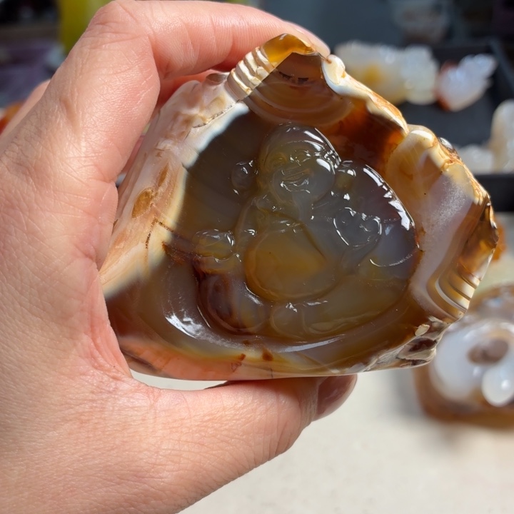 玛瑙/玉髓未镶嵌吊坠(不含链)