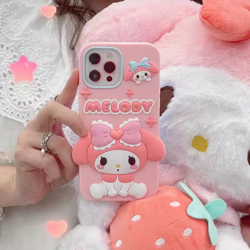 【苹果oppo华为vivo】星星美乐蒂可爱卡通适用iPhone16硅胶手机壳