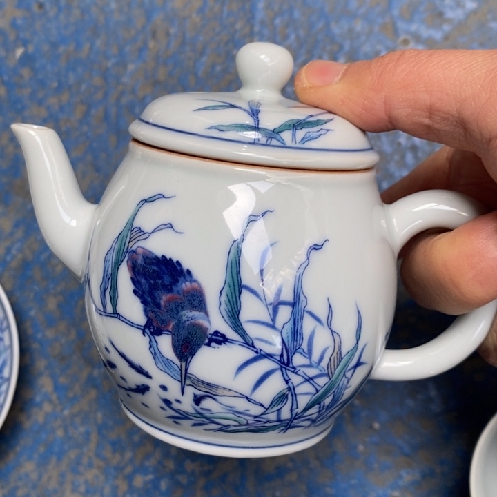 摆件陶竹溪道人单翠壶