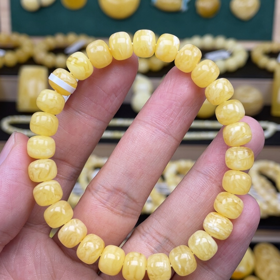 琥珀裸石未镶嵌琥珀蜜蜡