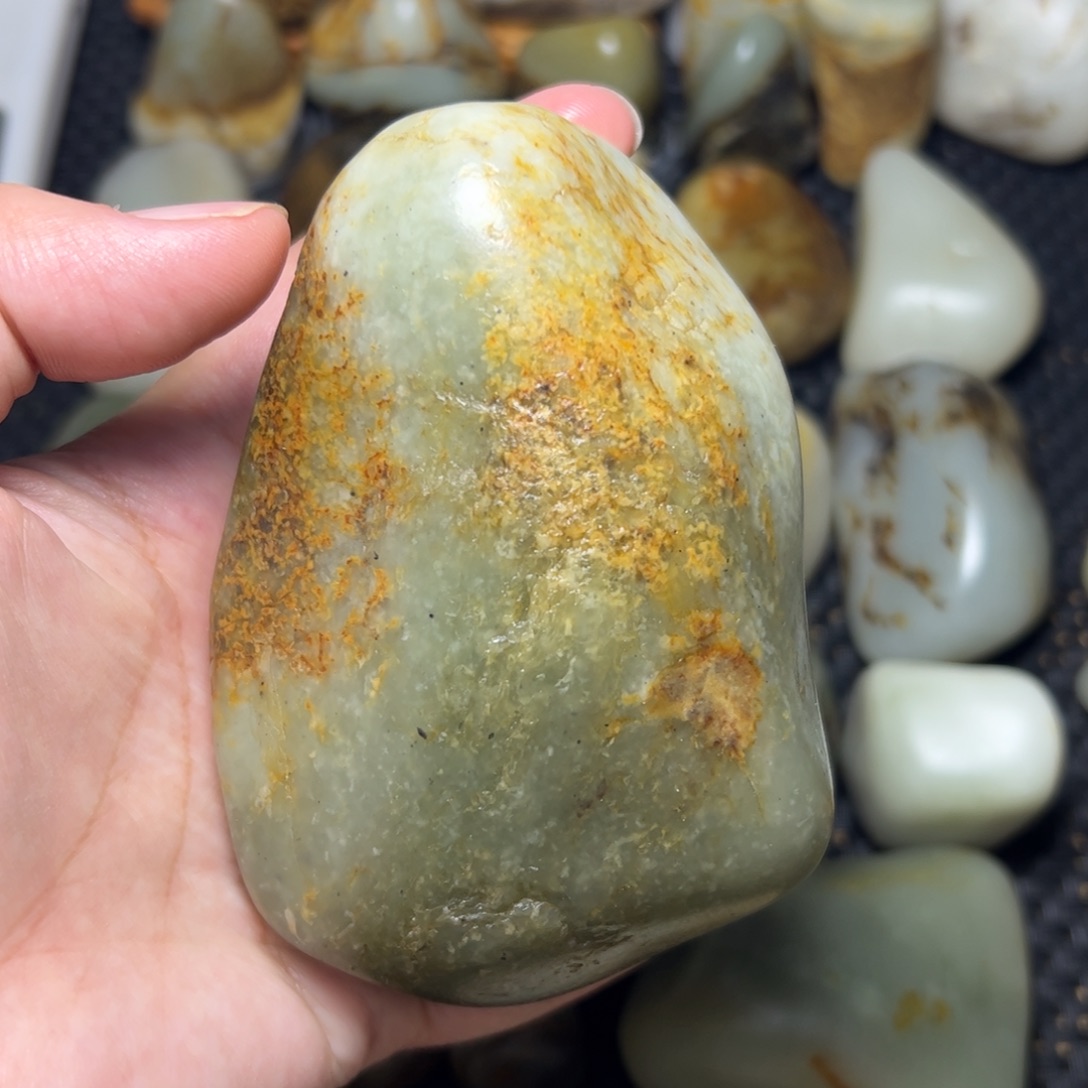 和田玉未镶嵌挂件8