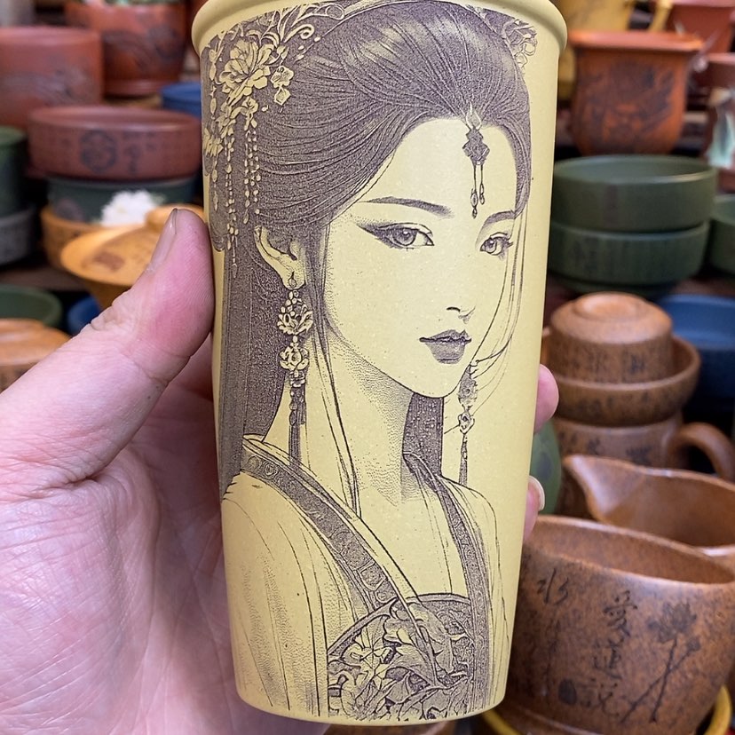 【闪购商品】紫砂杯子宜兴全手工紫砂杯