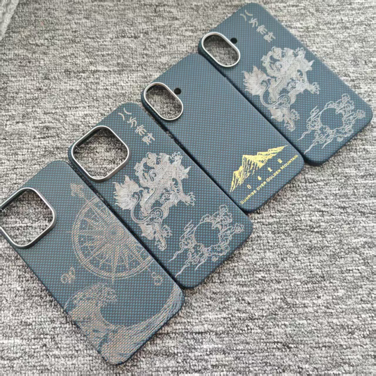 【极光蓝系列】全新正品凯夫拉手机壳