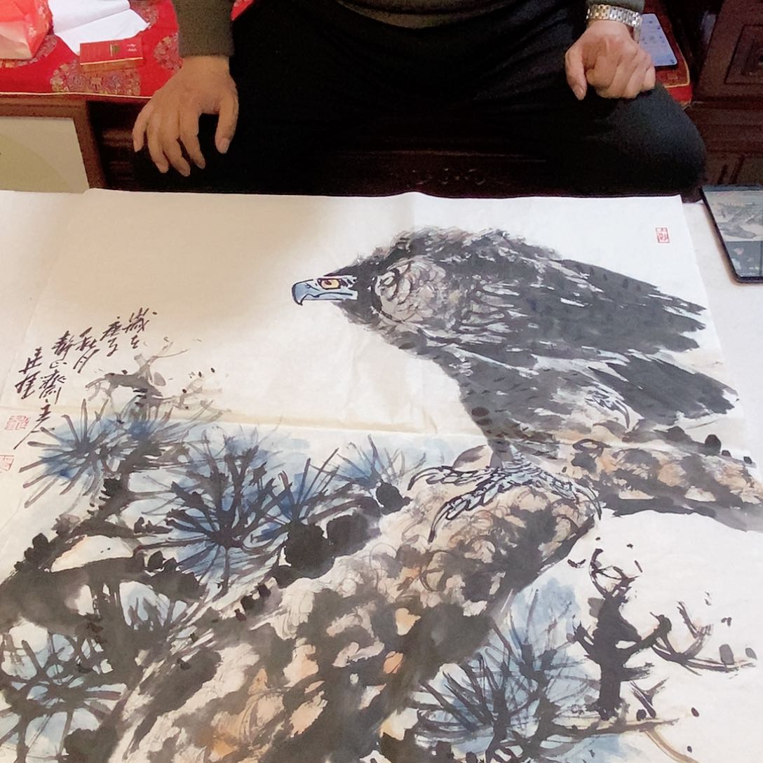 国画赵廷奎手绘写意画
