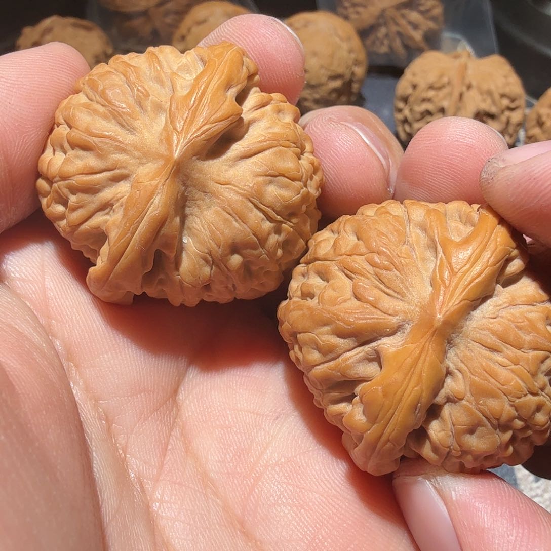 文玩核桃把件莲花