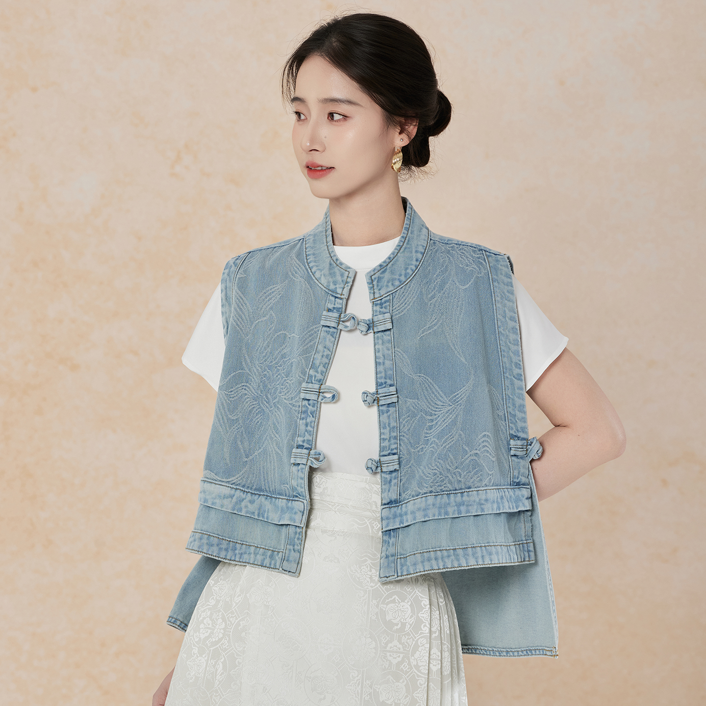 星河汉歌（清影）国风新中式女装爆款2025新款秋季高级感轻奢马甲