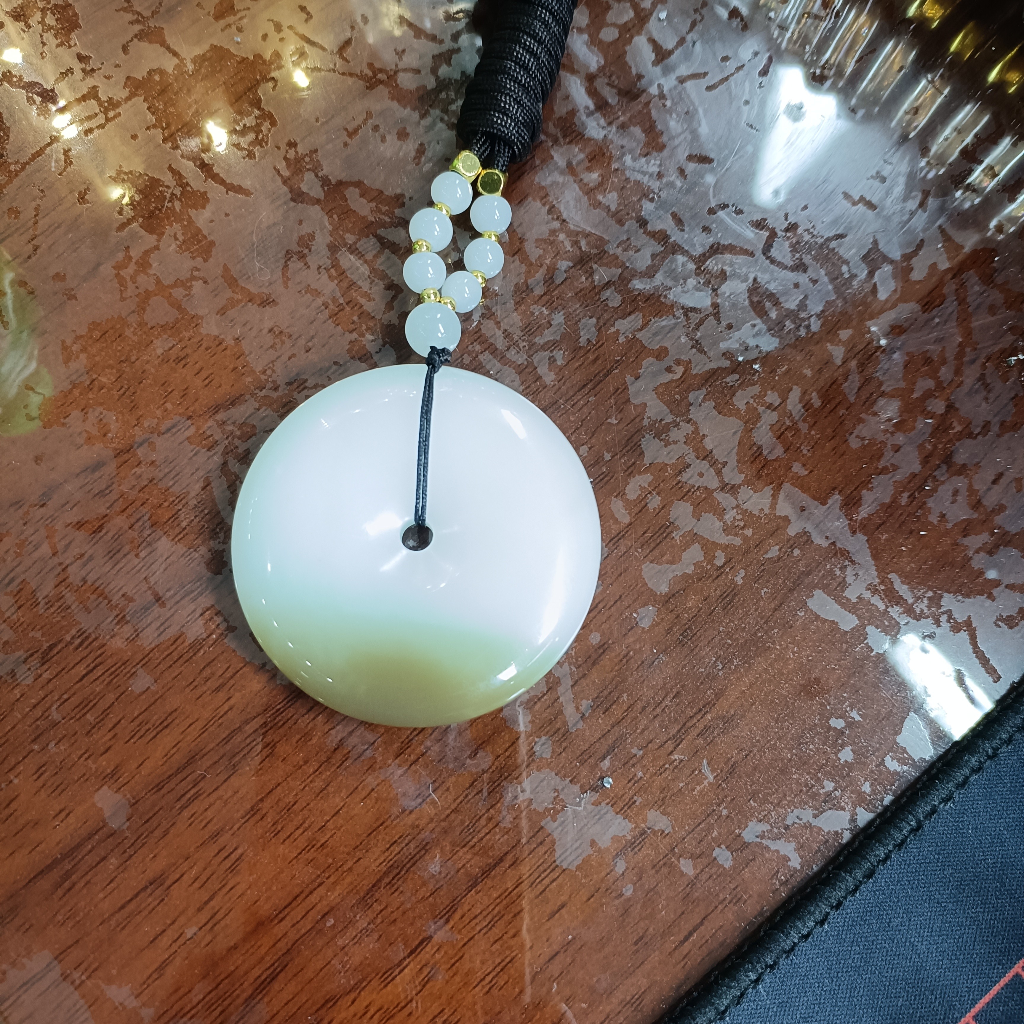 110糖白平安扣多样性发货一件