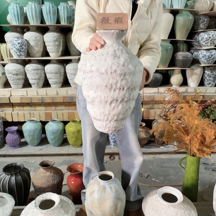 陶摆件景德镇陶瓷花瓶瑕疵专场