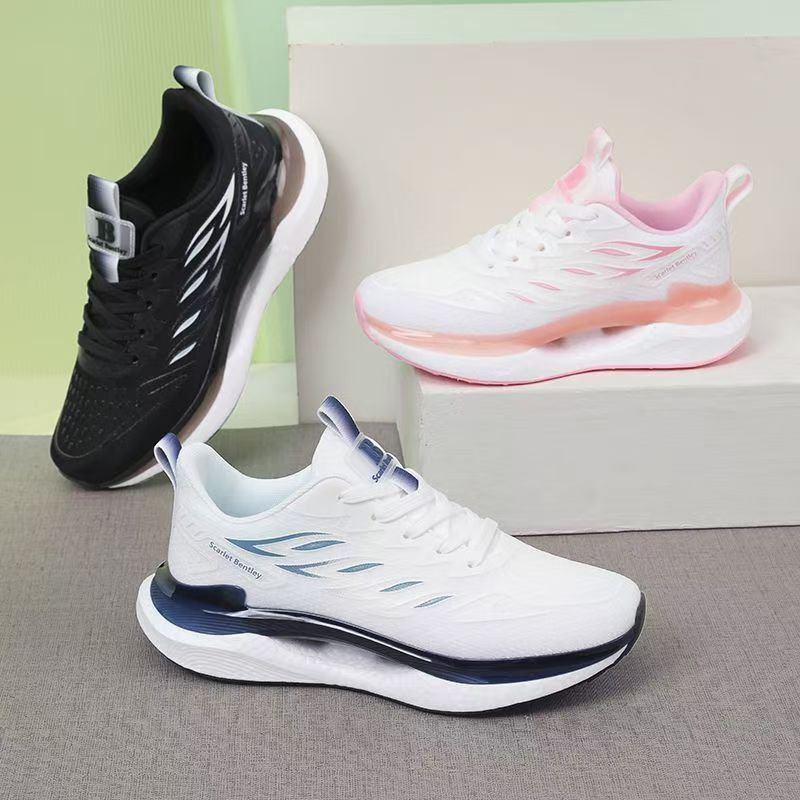 秋冬新款减震皮面防水跑鞋2656