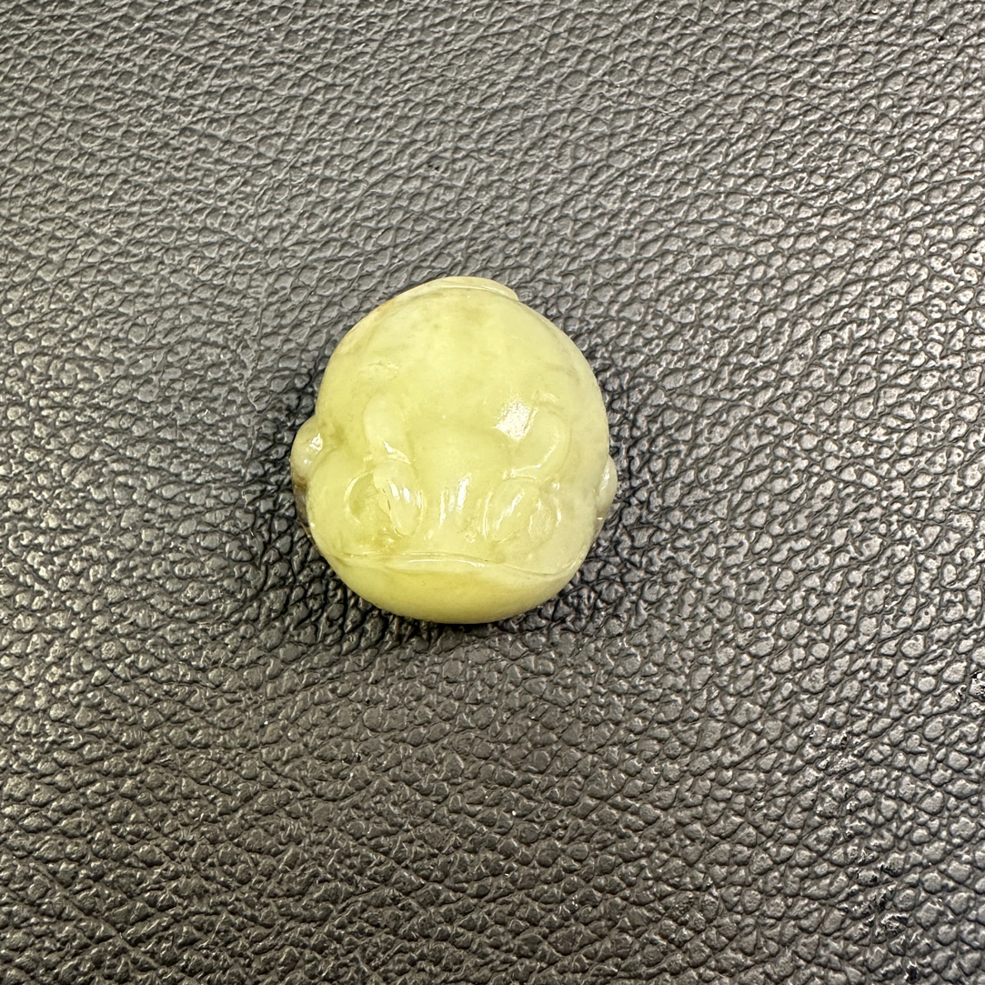 断树林河磨金蟾小把件