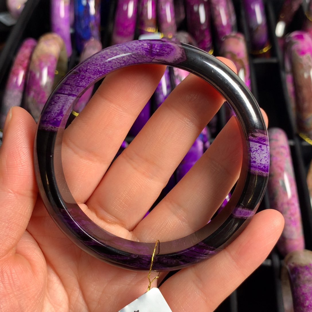 苏纪石（舒俱来）帝王紫手镯未镶嵌