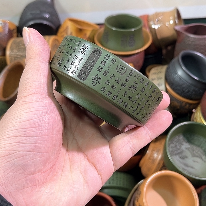 茶杯紫砂全手工紫砂主人杯