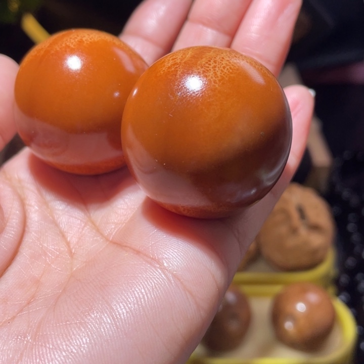 桃核把件橄榄核手球