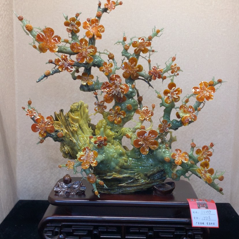 【闪购商品】蛇纹石玉摆件覆膜未镶嵌