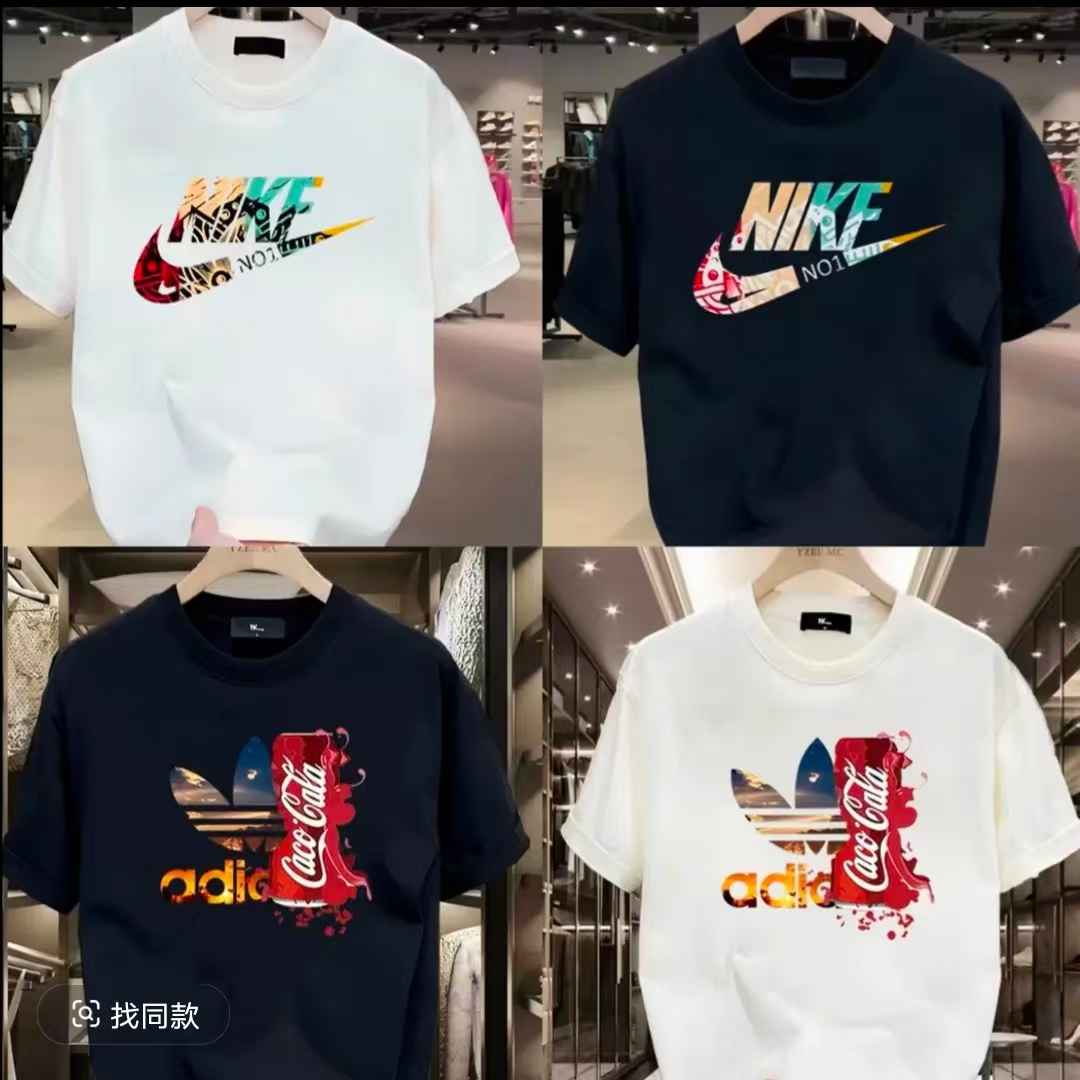 2025款亲子装纯棉潮流印花