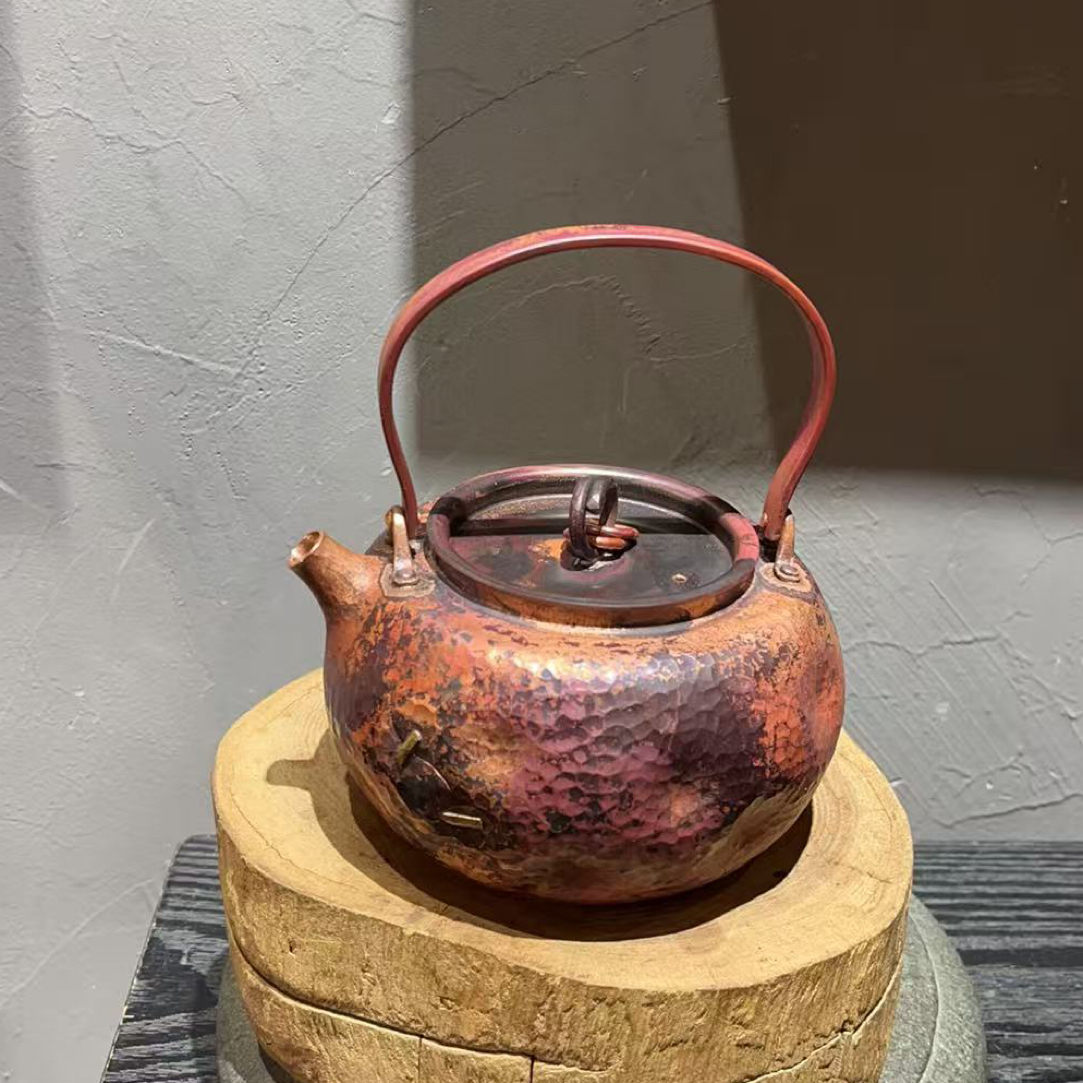 紫铜一张打铜壶煮水壶煮水器