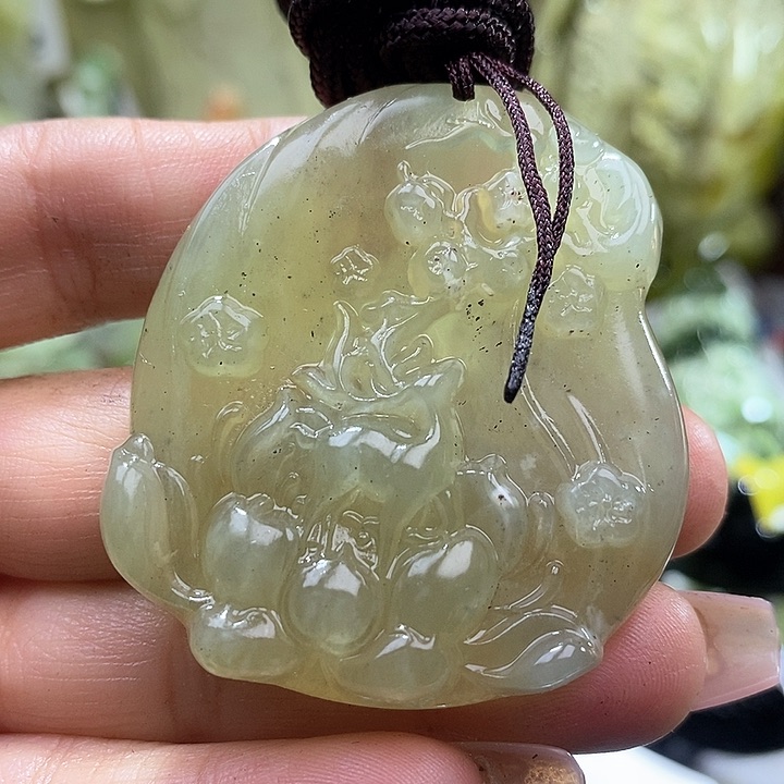 岫玉岫玉吊坠未镶嵌