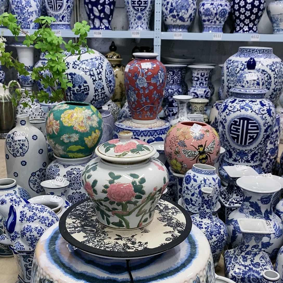 【闪购商品】摆件粉彩小罐子瓷器……………………15.15