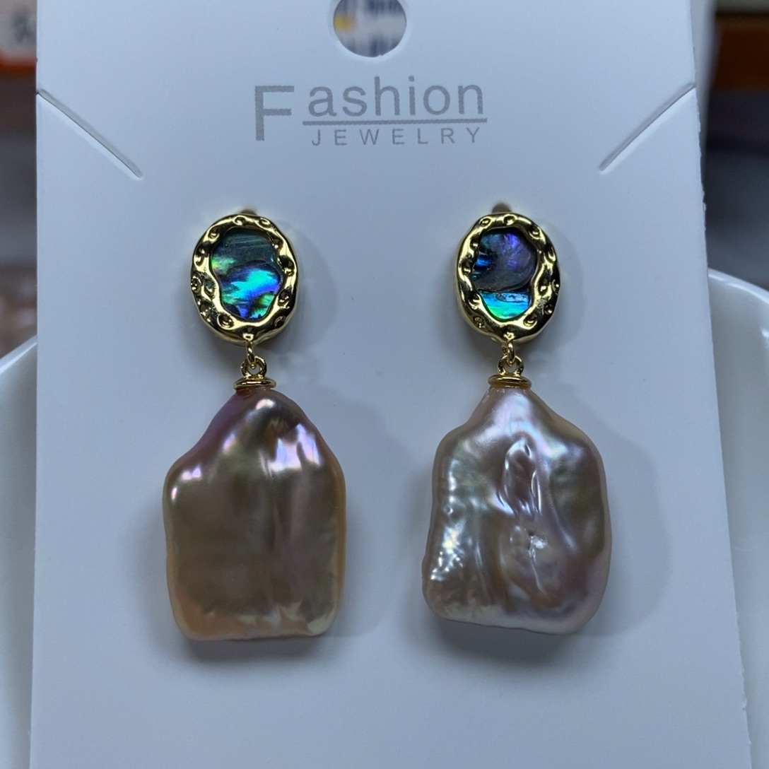 淡水珍珠耳饰合金福利560