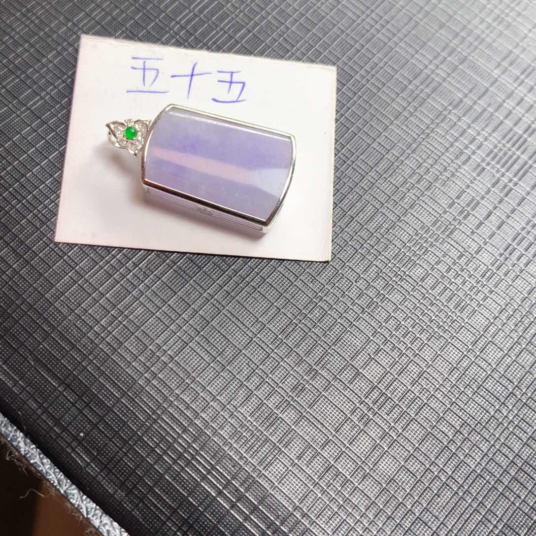 颈饰18K金镶嵌翡翠翡翠