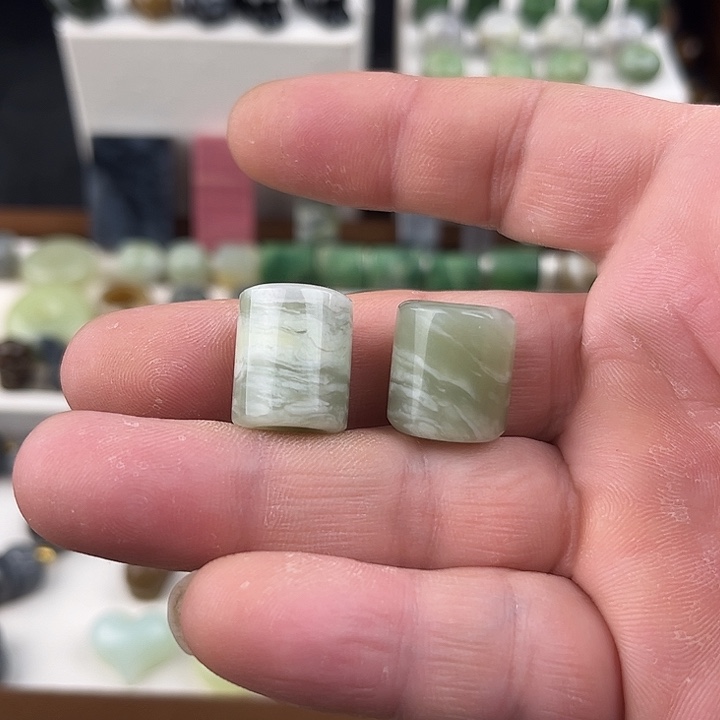 和田玉未镶嵌吊坠(不含链)