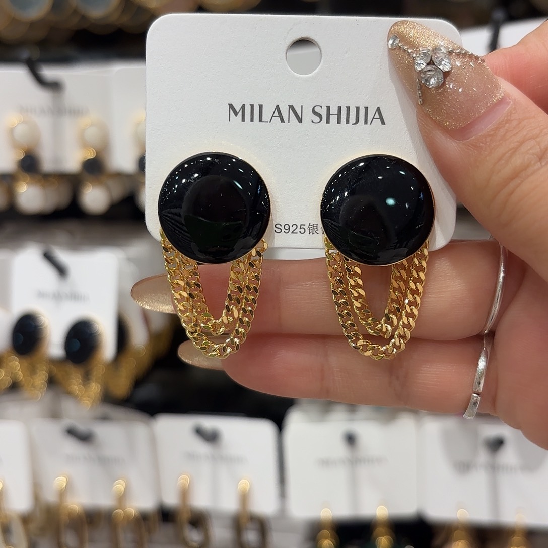 铜合金925银耳钉的