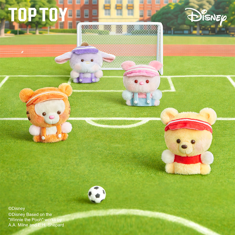 【TOP TOY】迪士尼啦啦队系列毛绒指偶挂饰盲盒小公仔玩偶潮玩礼物