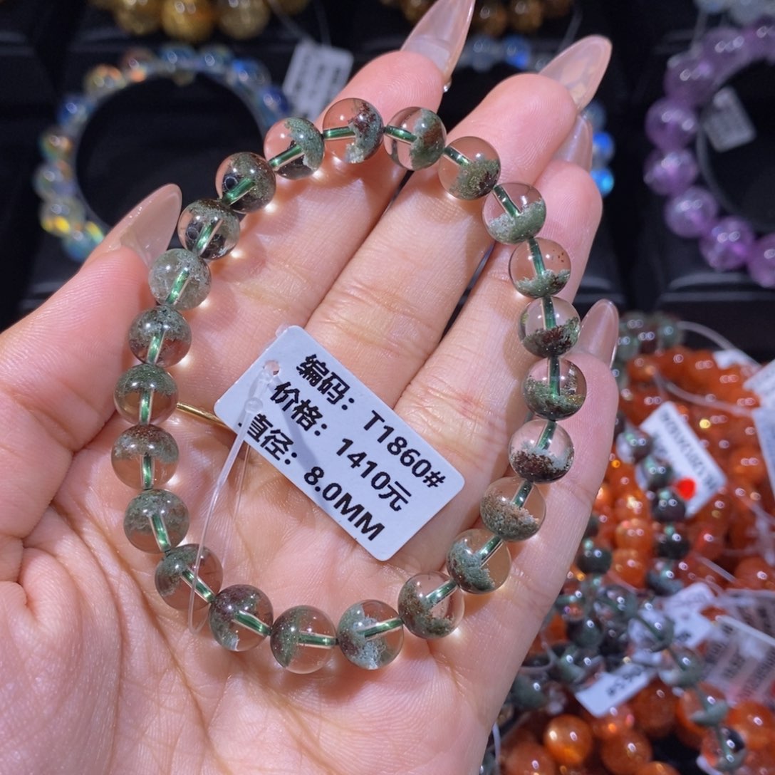 水晶手链未镶嵌Z***飞T1860#8mm