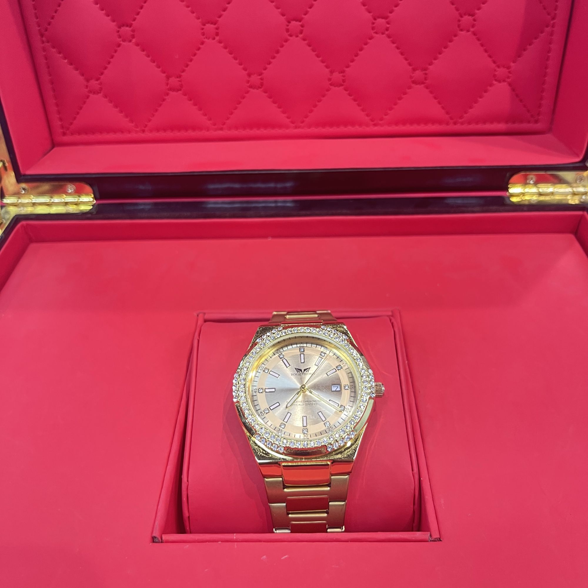 【黎茗专属】全新未使用 纵横四海系列-男士商务腕表日历防水男表