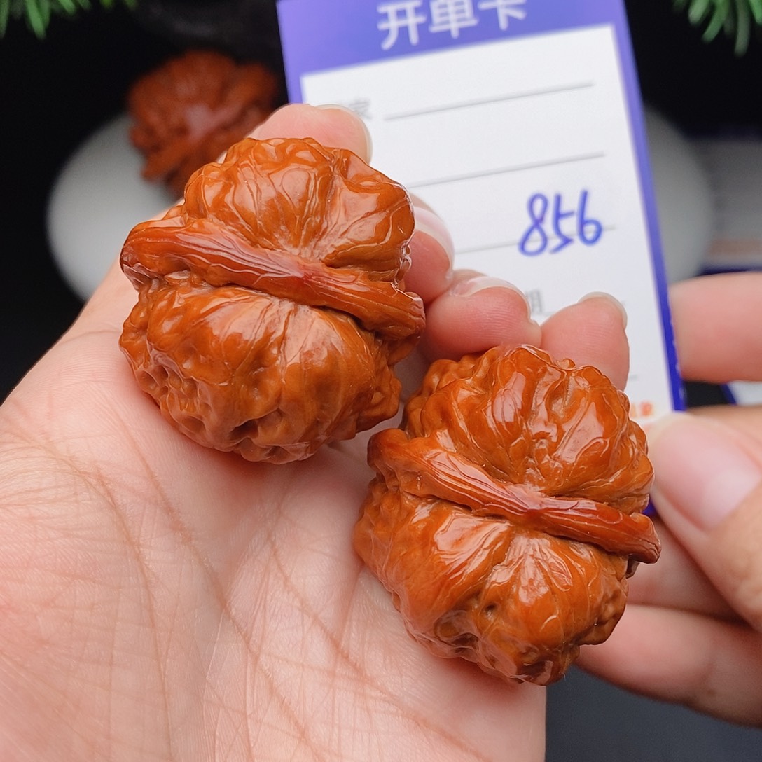 把件文玩核桃35蛤蟆头856