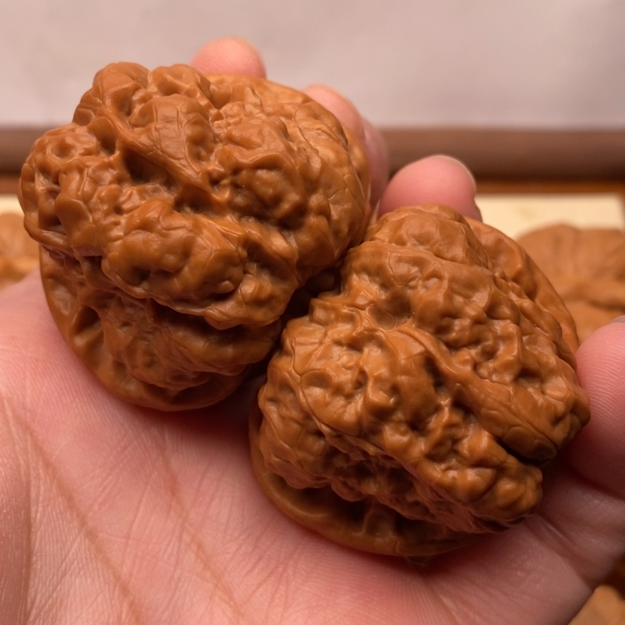 【闪购商品】把件文玩核桃边41左右