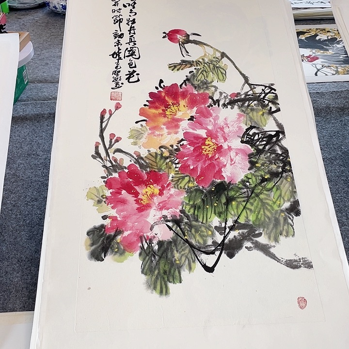 国画张圣敏先生纯手绘作品