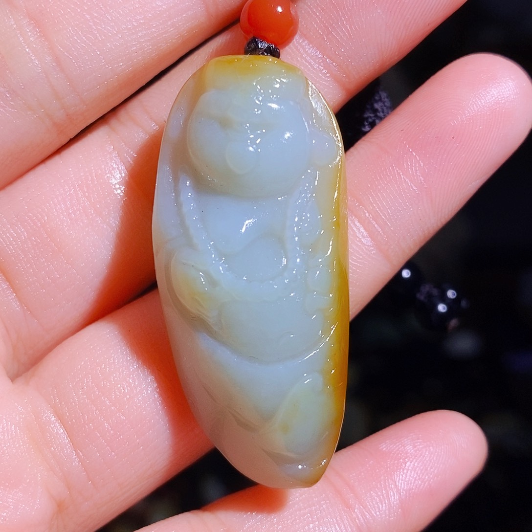 和田玉颈饰未镶嵌