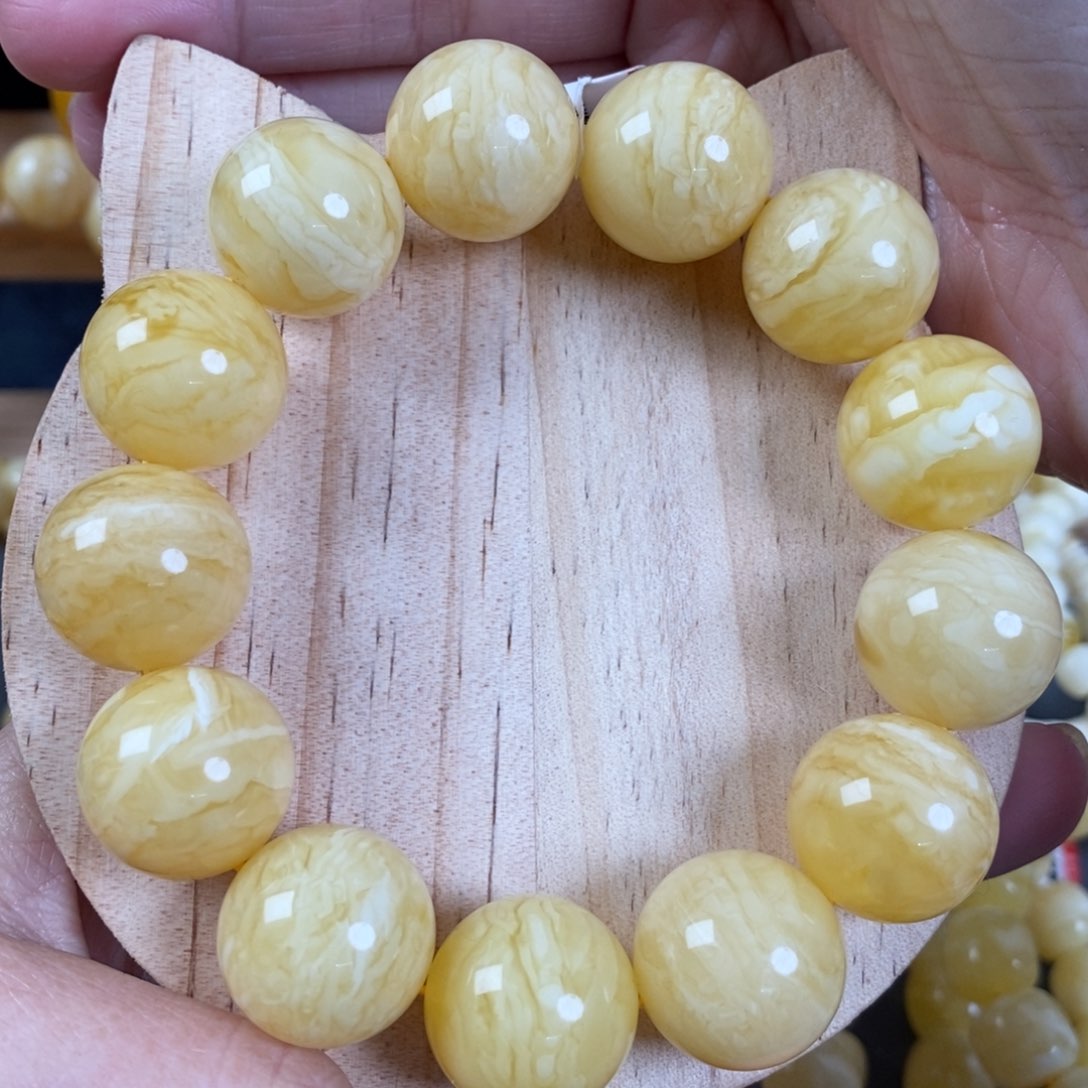 蜜蜡裸石未镶嵌18➕满蜡虎皮