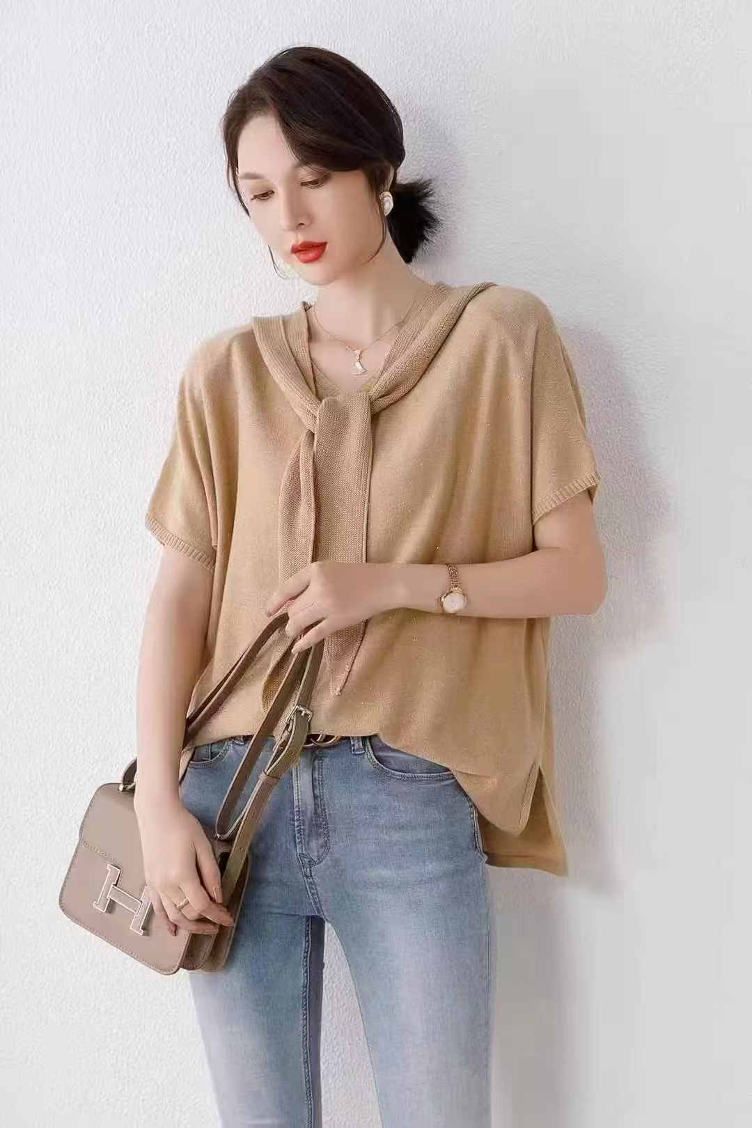 长袖针织衫时尚百搭269女装