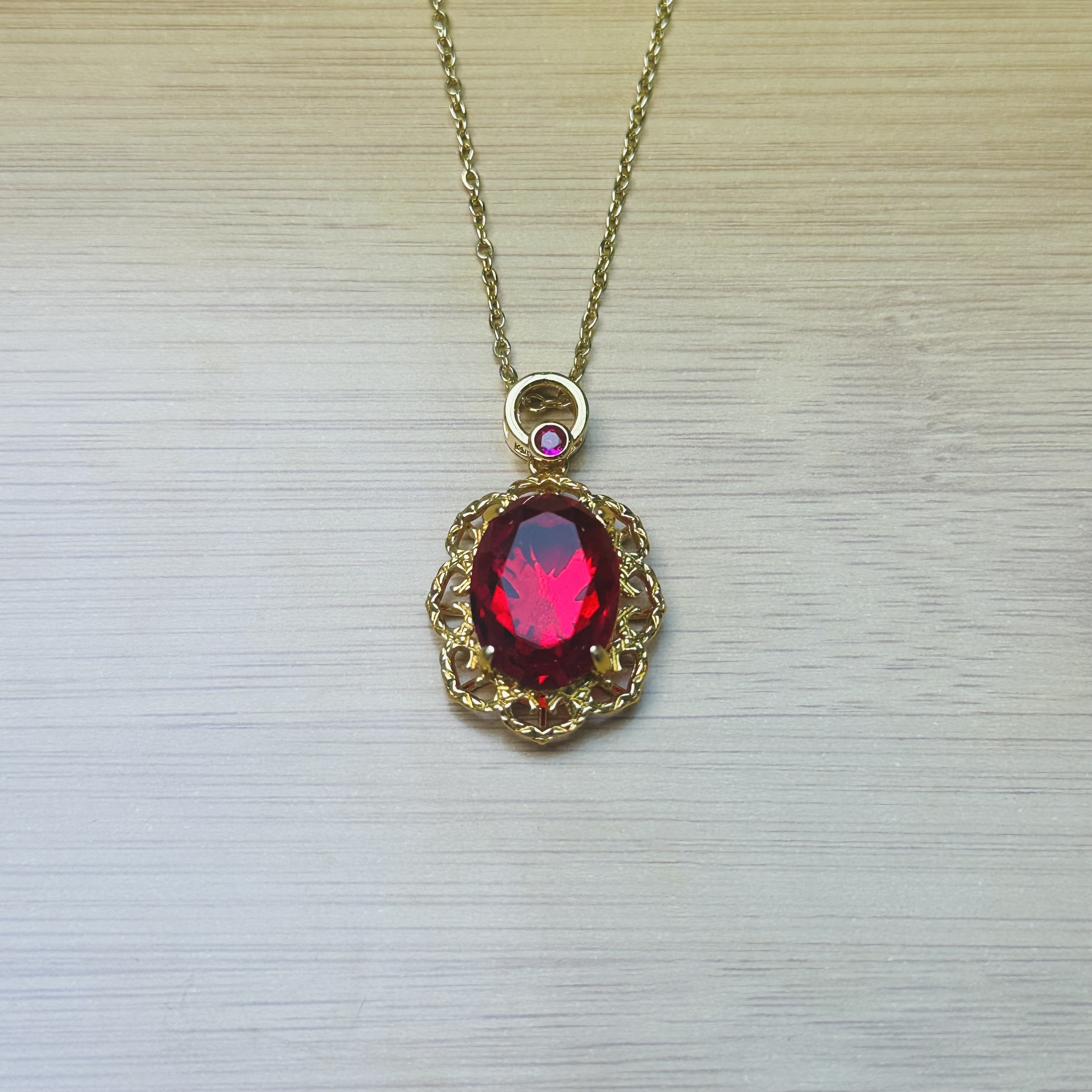 【石上流】F576-1鸽红吊坠多样性发一件