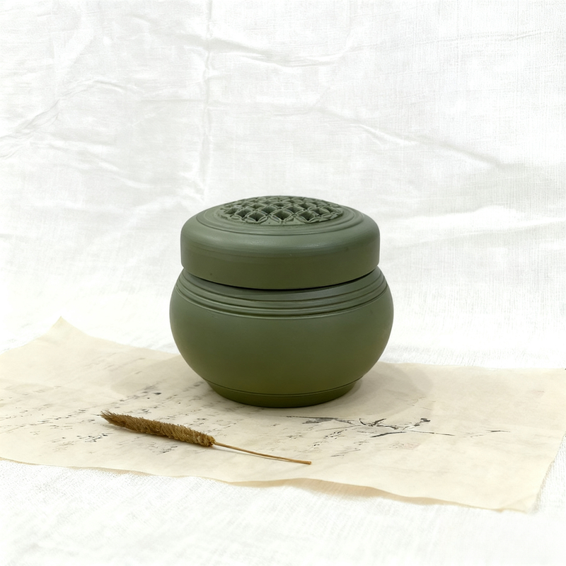 绿泥小腰鼓方钱叫罐