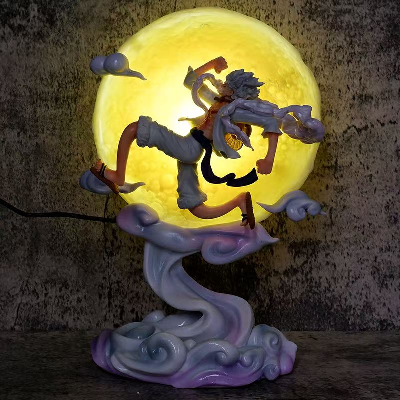海贼王 奔月路飞15cm 可发光 手办摆件