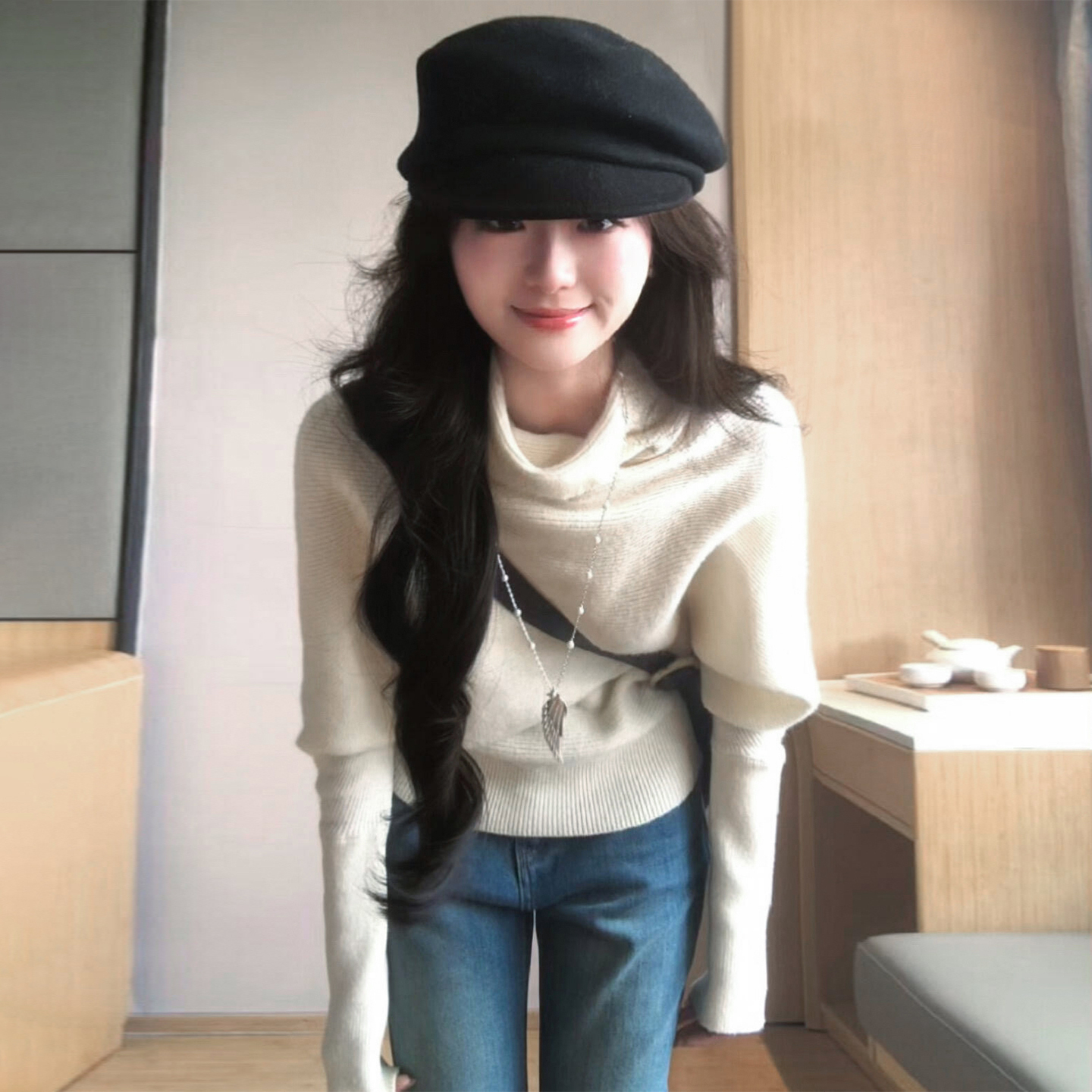 套头高领毛衣女秋冬2025新款可外穿内搭小个子上衣韩系慵懒高级感