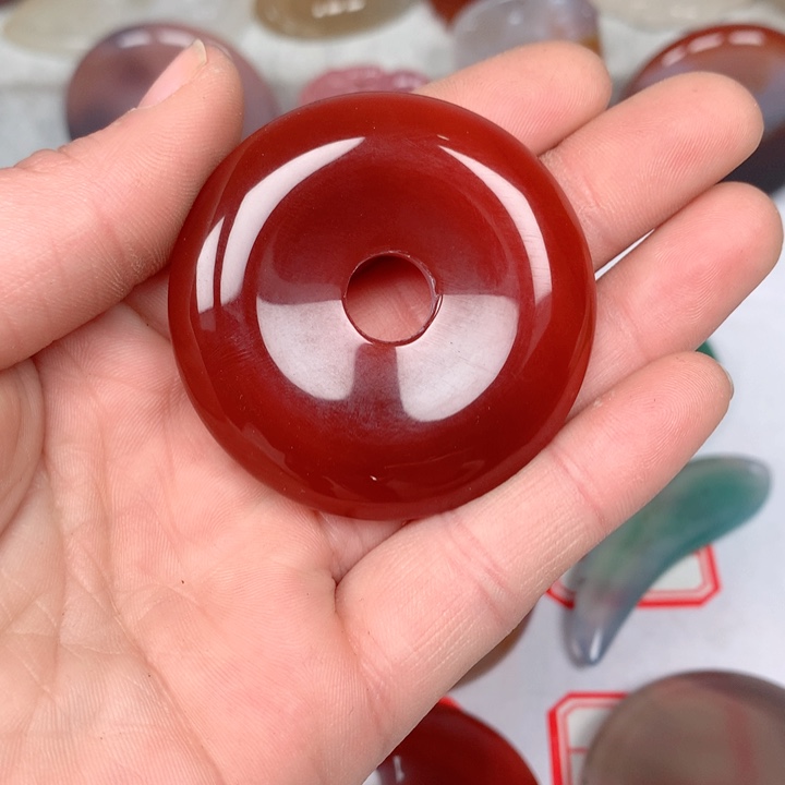 玛瑙/玉髓颈饰未镶嵌用****画