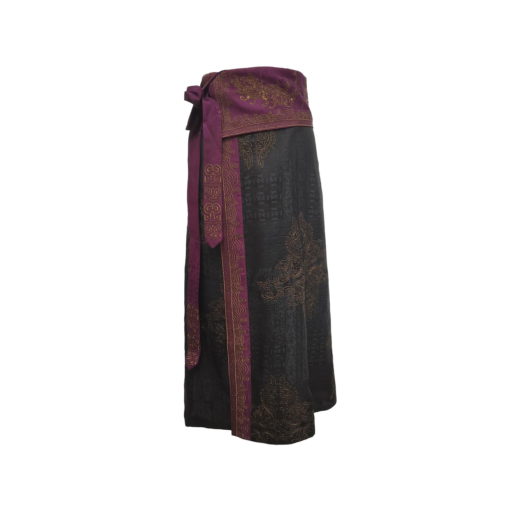 【鎏金引凤】盘金绣藏式长裙DB-BQ250171