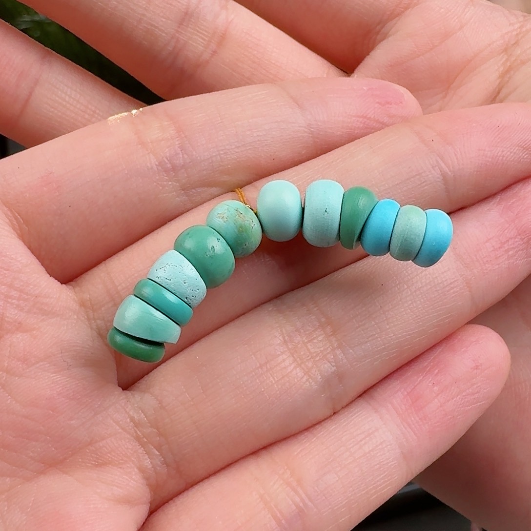 绿松石珠宝奇石未镶嵌