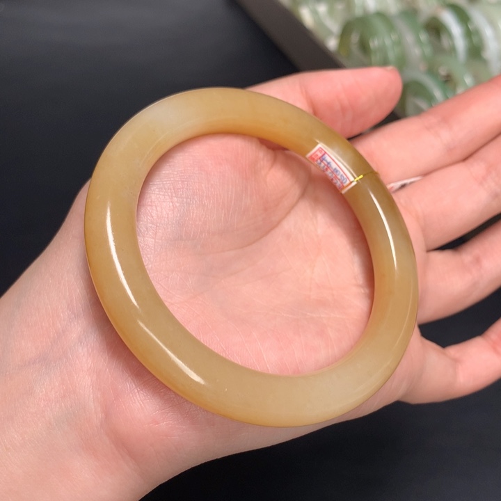 和田玉手镯未镶嵌59