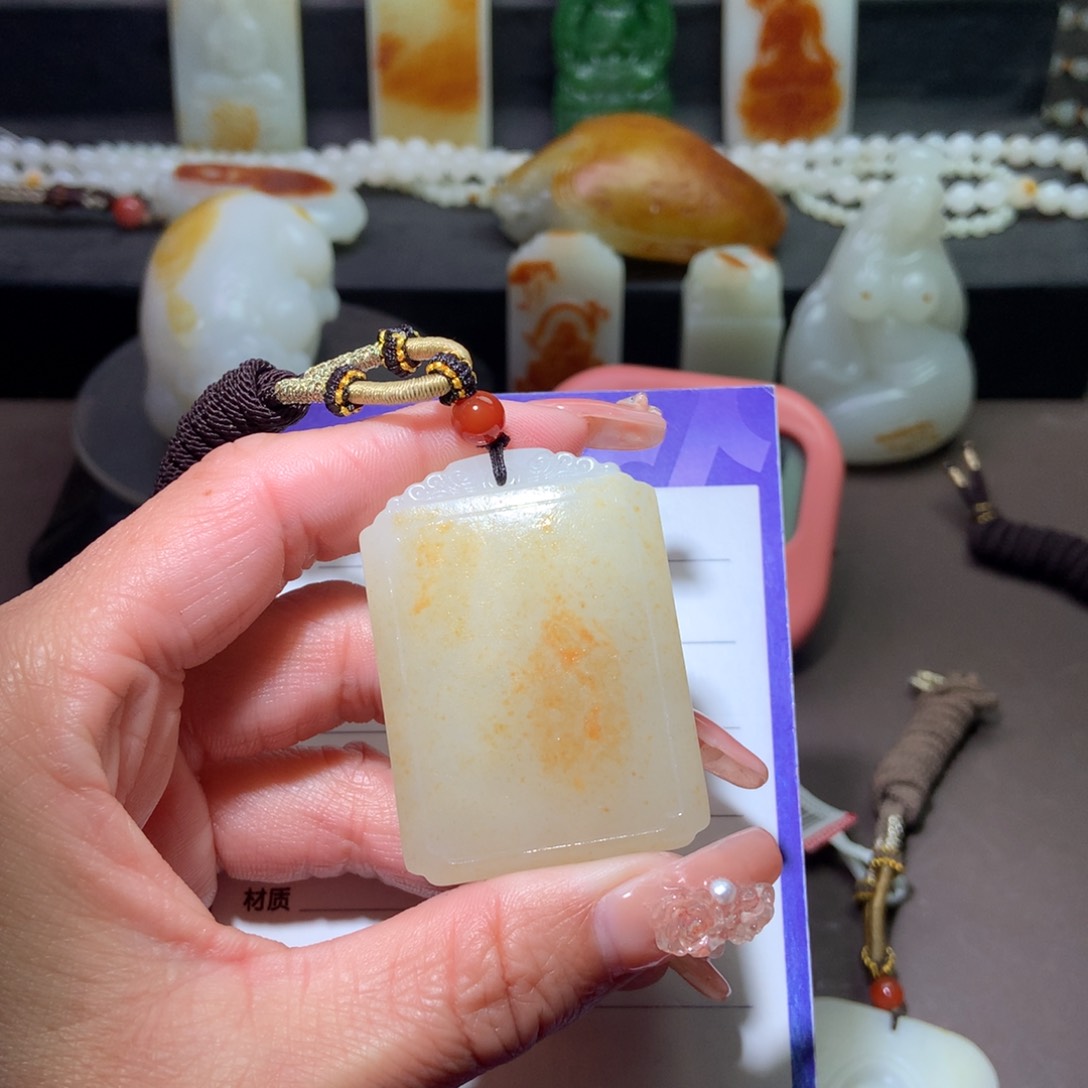 和田玉挂件未镶嵌用****1
