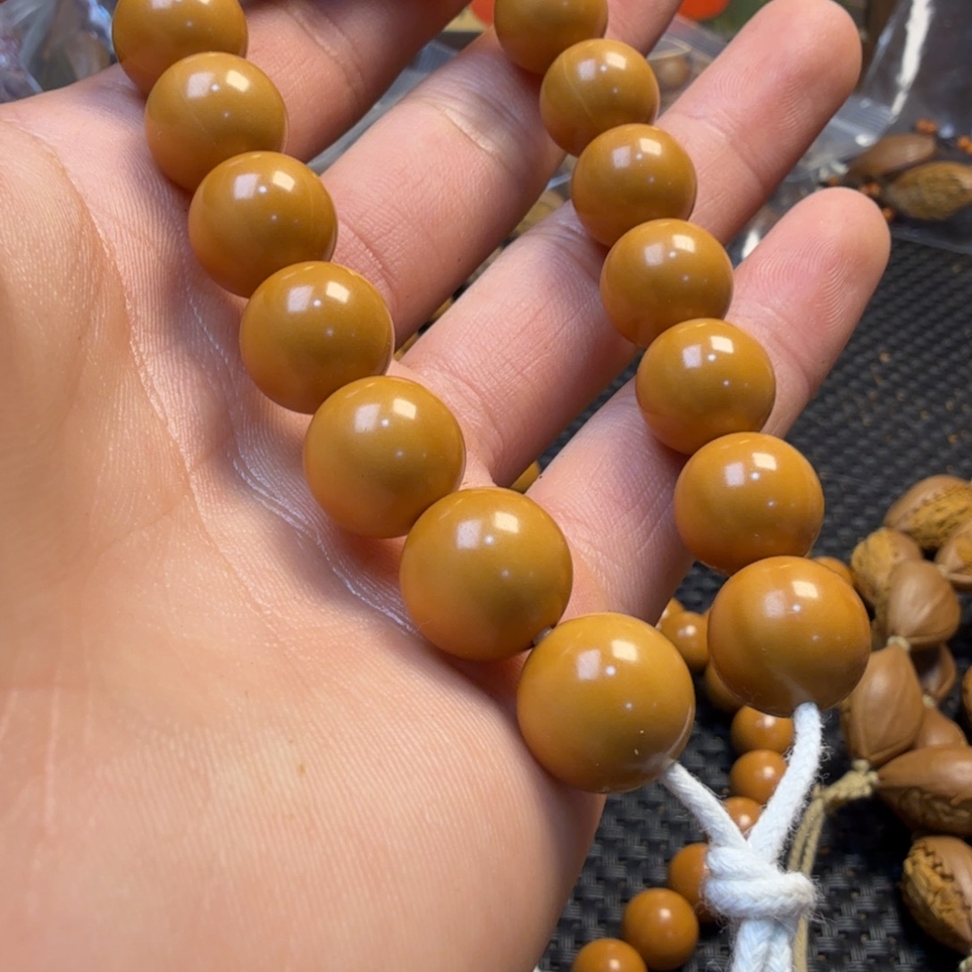 橄榄核手串/手链猴头光珠
