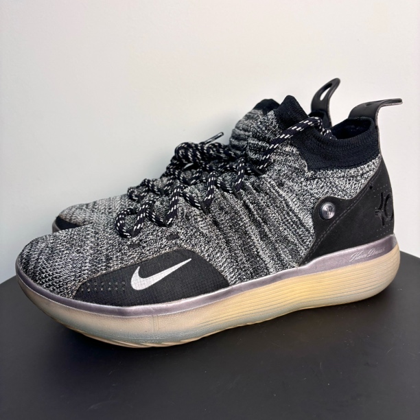 95新 NIKE/耐克 41码 kd11 首发黑灰 保真 中古篮球鞋
