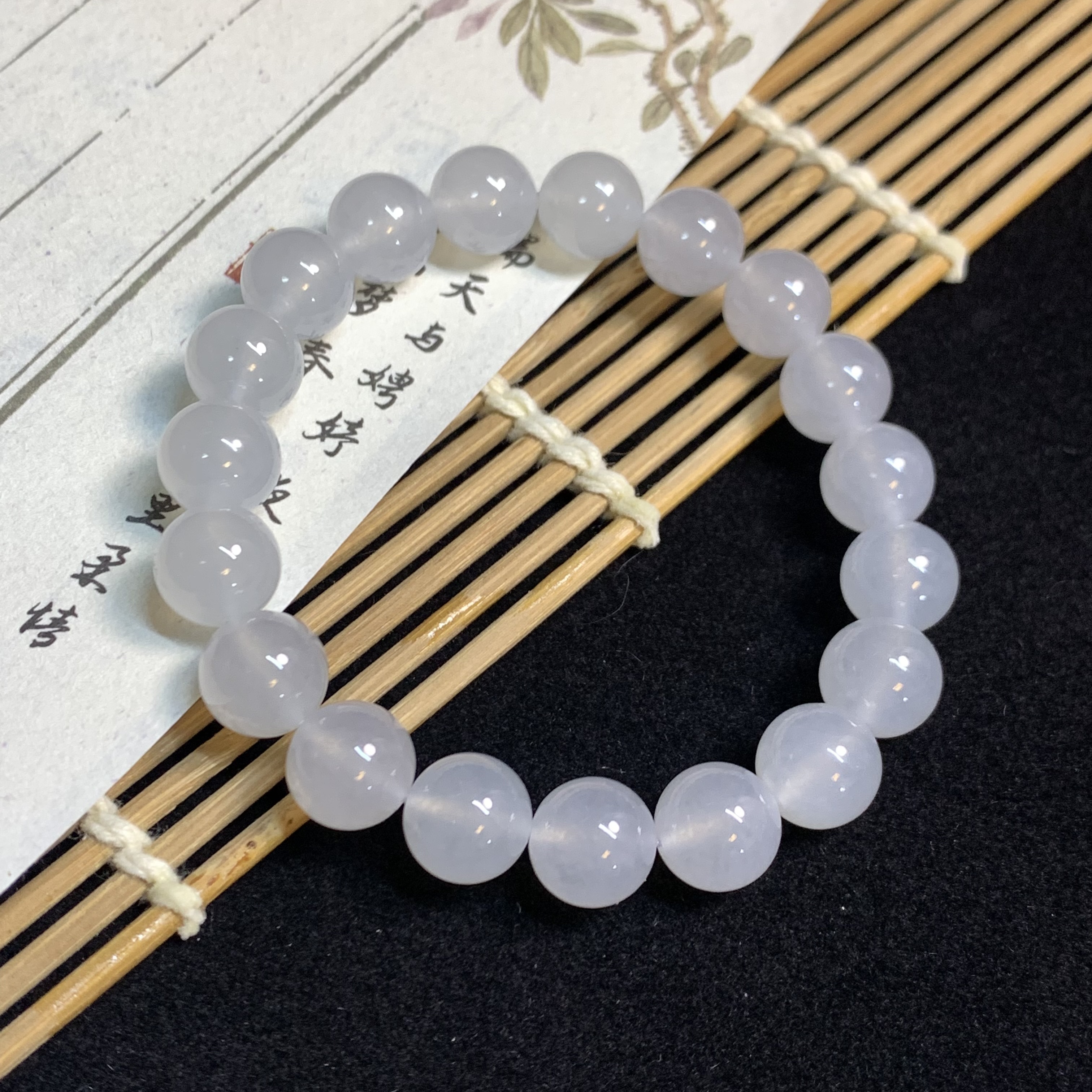 【琪宝臻选】冰胶手串 卡10mm 天然缅甸翡翠A货 95折