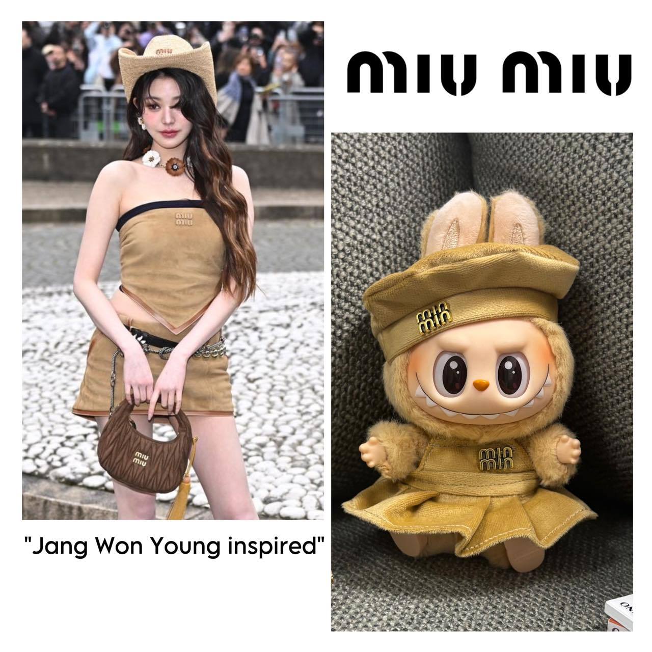 【仅衣服】泡泡玛特17cm Labubu马卡龙坐坐玩偶小香风衣服套装